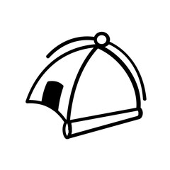 tent icon design	
