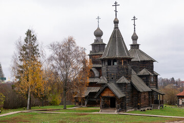 Suzdal. Vladimir region, Russia. Resurrection Church from the village of Patakino, Kameshkovsky...