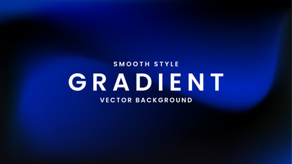 Smooth Blue Gradient Vector Background