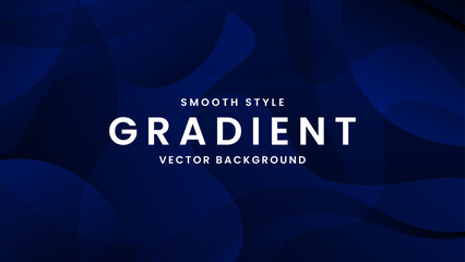 Smooth Blue Gradient Vector Background