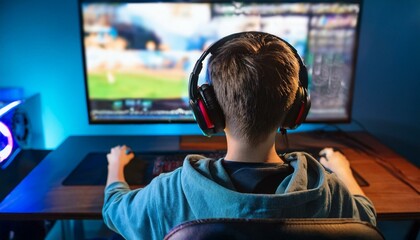 ado jouant aux jeux vid&eacute;os