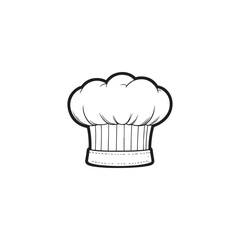 Vector Chef Toque Icon - Restaurant and Cooking Concept.