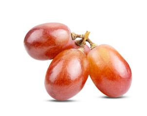 Red grapes isolated on transparent png