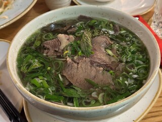 Vietnamese food, rice noodles