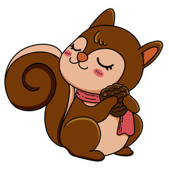 squirrel with a smile