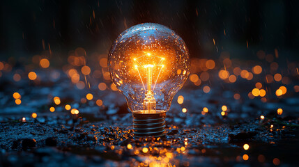 A compelling visual representation of the synergy between innovation and digital transformation. Generative AI