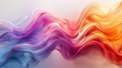 Fototapeta premium Shiny wave modern motion template - color curve stripes and lines in motion concept and with light and shadow effects. Presentation banner and business card message design template 