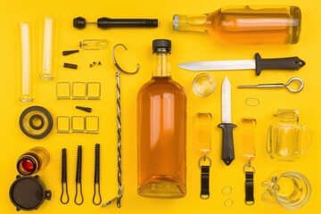 Vibrant display of assorted fruits with artistic arrangement