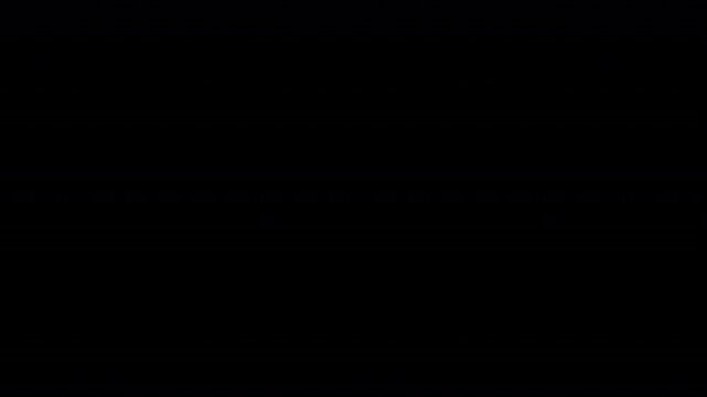 3D animated Monaco flag on a transparent alpha channel