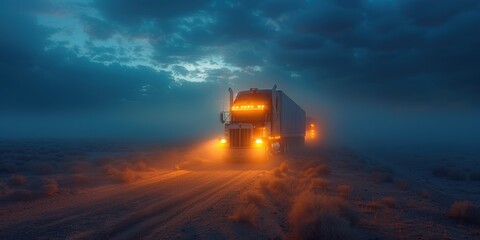 Trucker's Night Drive