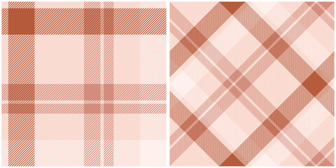Tartan Seamless Pattern. Sweet Checker Pattern Template for Design Ornament. Seamless Fabric Texture.
