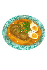 Ramen noodle illustrations