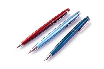 A multi-functional pen with multiple writing options, such as ballpoint, gel, and pencil