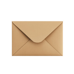Brown Envelope  on transparent background