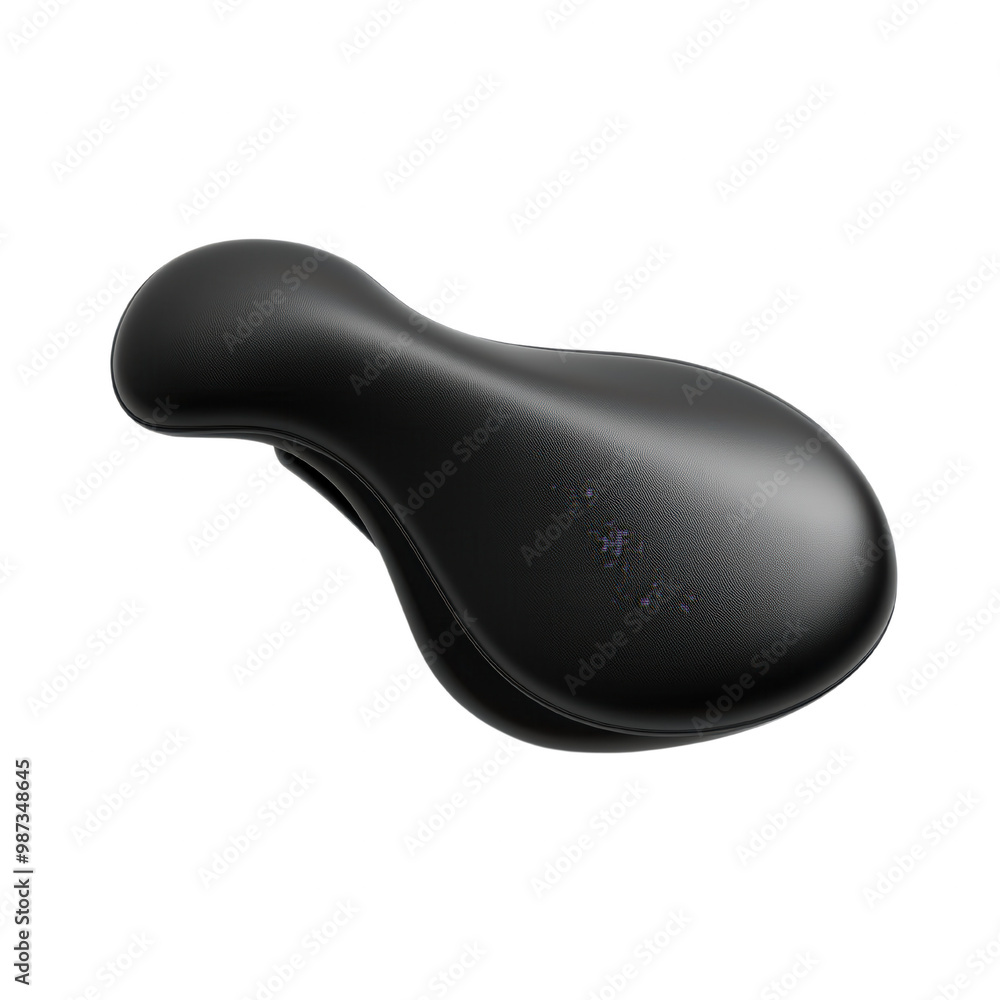 Poster black smooth shape abstract design for creative projects on transparent background
