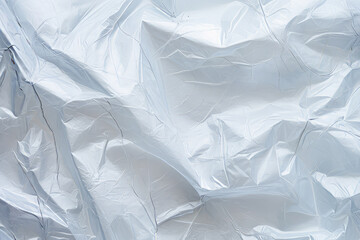 Fototapeta premium Processed collage of transparent cellophane plastic foil texture. Background for banner, backdrop