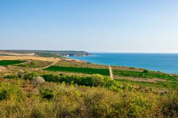 View of Kara Dere beach in Bulgaria