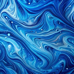 Abstract background with fluid colors in yellow and turquoise. Created with AI.