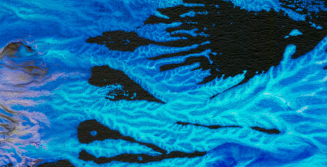 Fototapeta premium Liquid Art Design Blending Water, Color, and Texture
