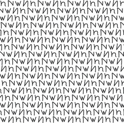 Many different symbols or letters of an unknown language fill the canvas.