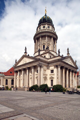 Fototapeta premium Explore the Beauty of the Französische Dom in Gendarmenmarkt, Berlin