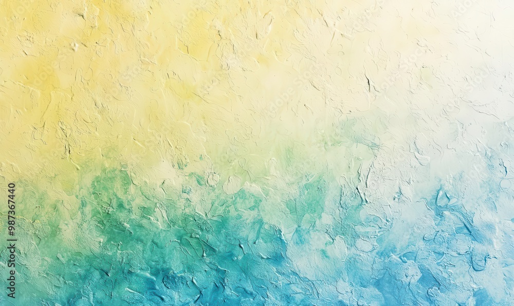 Aufkleber abstract gradient texture with blue and yellow color scheme