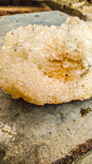 close-up of a piece of bread on the upper surface for vertical wallpaper
