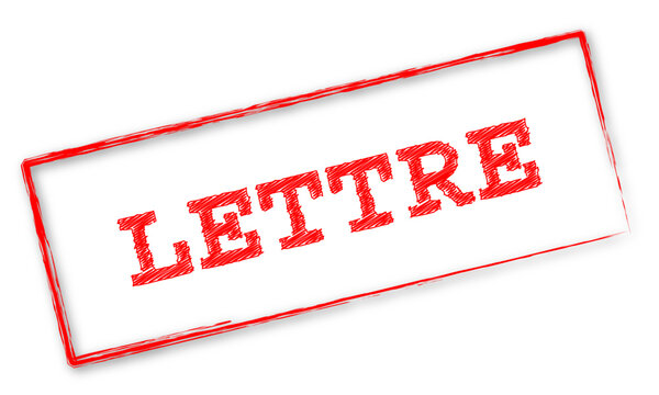 LETTRE tampon