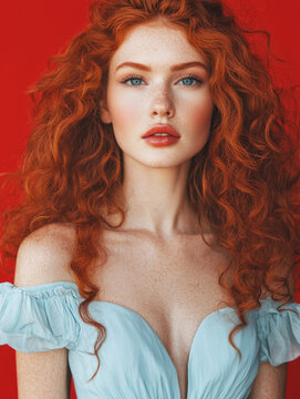 Red Hair Blue Dress Images  Browse 129,574 Stock Photos, Vectors, and  Video | Adobe Stock
