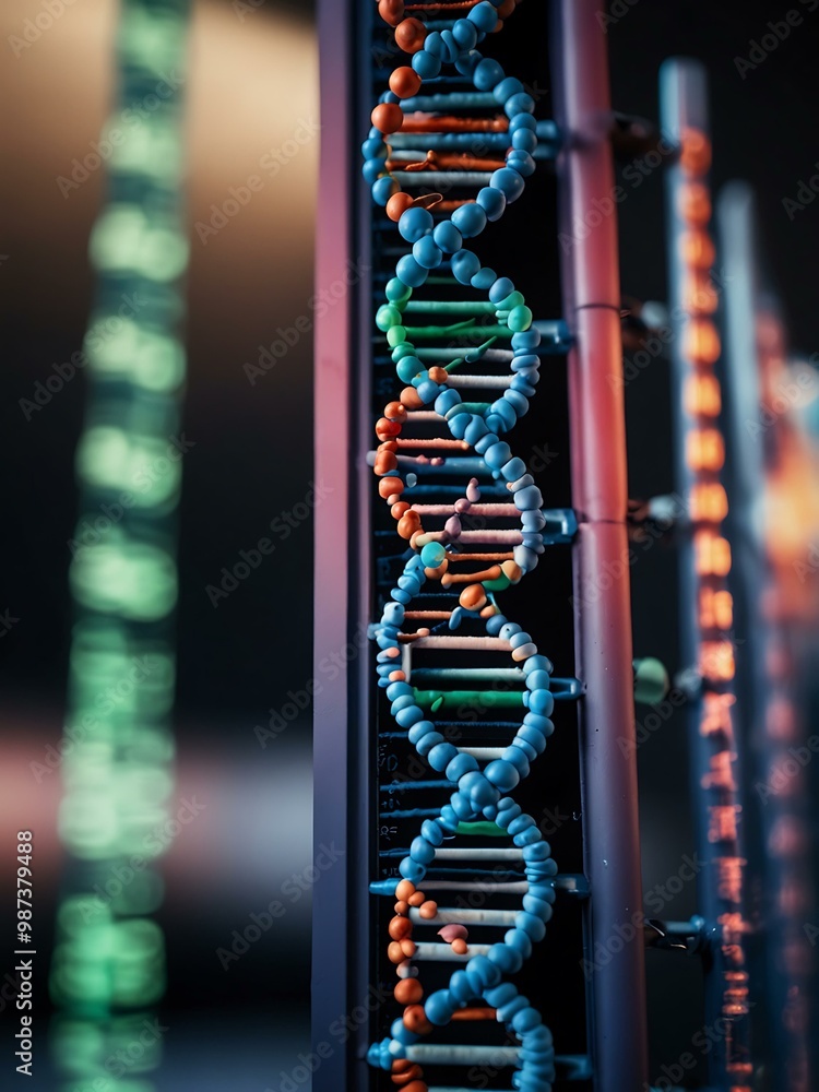 Poster genetic code analysis in a dna lab study.