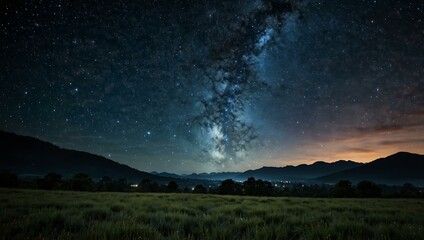 Handcrafted heart revealing a serene night sky filled with stars.