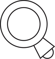 Magnifying Glass Line Icon