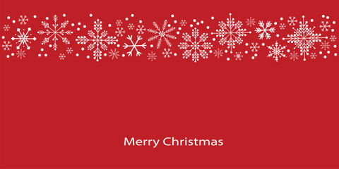 snowflakes border with meery chrismas wishes 