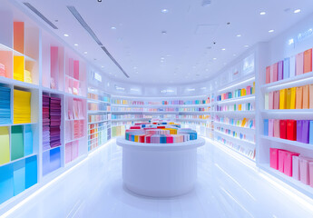 Interior design of an American store	