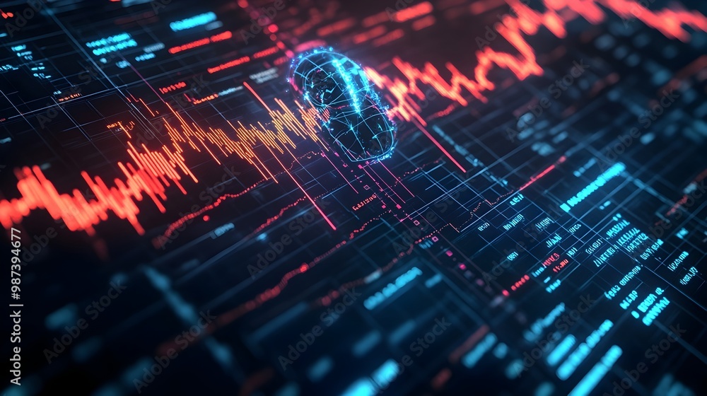 Poster comprehensive ai powered data visualization and financial analysis of the market robotic neural netw