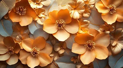 Gold latticework design over a textured background for luxury wallpaper
