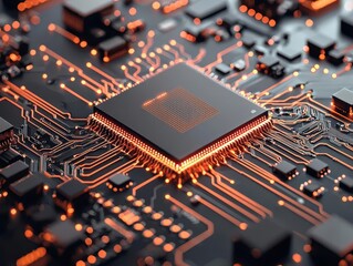 Minimalistic electronics assembly process with robotic systems constructing microchips