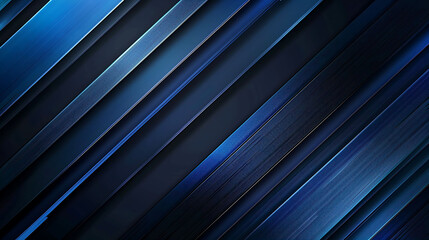 Obraz premium Bold blue and black diagonal stripes adorned with stylish accents