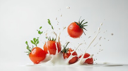 Food with white background