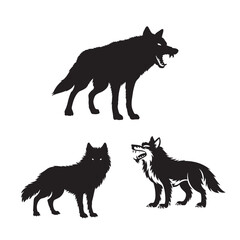 wolf silhouette