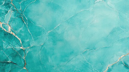 Obraz premium A stunning turquoise marble texture with elegant veins, perfect for backgrounds, designs, and artistic projects.