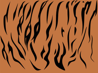 Tiger skin pattern background illustration