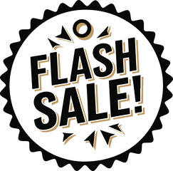 Flash Sale promotional tag labels vector 