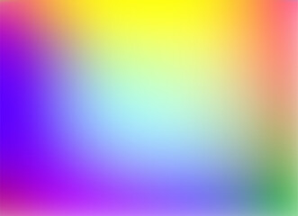 Abstract pink, green, yellow and blue blur color gradient background for deign concepts, wallpapers, web, presentations and prints. Vector illustration. Eps 10