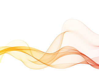 Orange abstraction curve. vector wave for design. Background for presentation. Eps 10