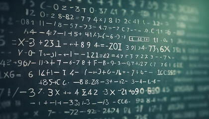 Binary code blurred background 