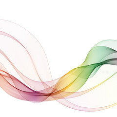 Abstract red smoke wave on dark background.