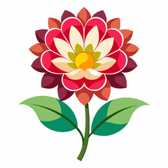Obraz premium illustration of dahlia flower