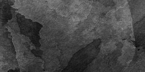 Abstract grey shades watercolor background,  Aquarelle texture of painted  black watercolor, abstract Digital art painting on paper with splashes.
