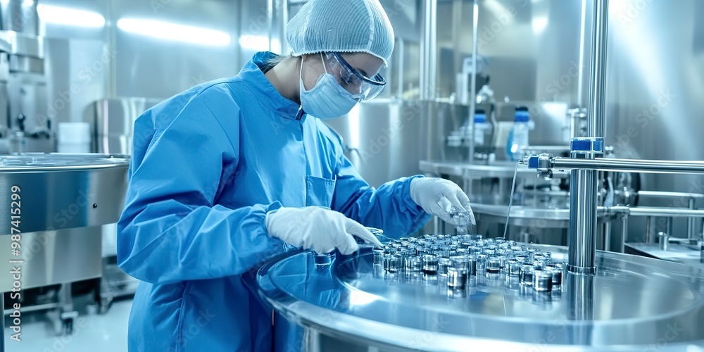 Sticker GMP Compliance in Biomanufacturing, Discuss the regulations and guidelines for good manufacturing practices (GMP) in biotechnology manufacturing, ensuring the safety, quality 